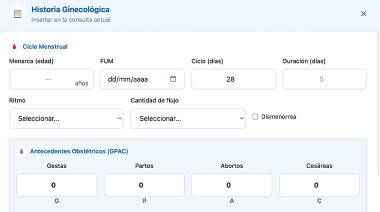 Posparto / Historia ginecológica